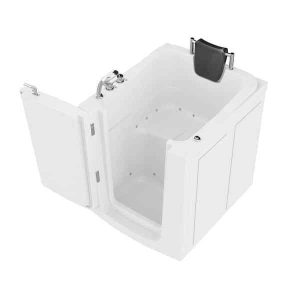 Universal Tubs HD Series 32 in. x 38 in. Left Swinging Door Walk-In Air Tub in White