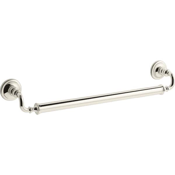 KOHLER Artifacts 24 in. Grab Bar in Vibrant Polished Nickel