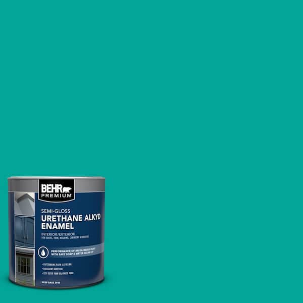 1 qt. Home Decorators Collection #HDC-MD-22 Tropical Sea Semi-Gloss Enamel Urethane Alkyd Interior/Exterior Paint