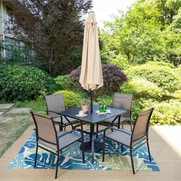 Piece Dining Tables For Sale Walmart Patio Sets With Umbrella At
