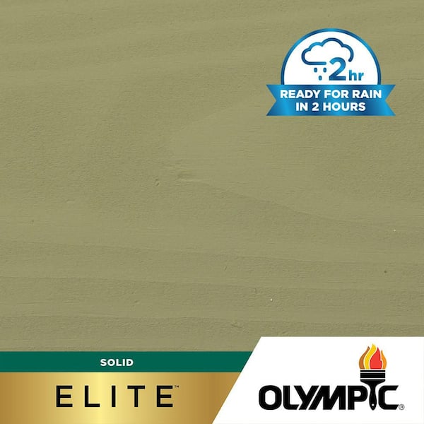 Olympic Elite 1 gal. SC-1043 Gray Jade Solid Advanced Exterior Stain and Sealer in One