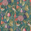 Walls Republic Ornate Nature Wallpaper Teal Paper Strippable Roll ...
