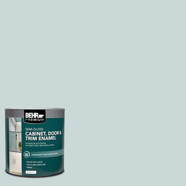 1 qt. #PPU13-16 Offshore Mist Semi-Gloss Enamel Interior/Exterior Cabinet, Door & Trim Paint