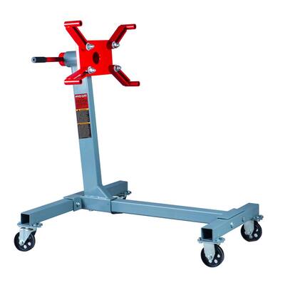 1000 lbs. Engine Stand 360-Degree Rotating Head Motor Mount 8-Positions Steel Automotive Shop Equipment