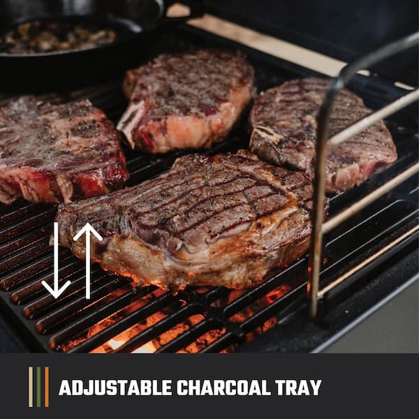 OKLAHOMA JOE'S Judge Charcoal Smoker and Grill with 540 sq. in