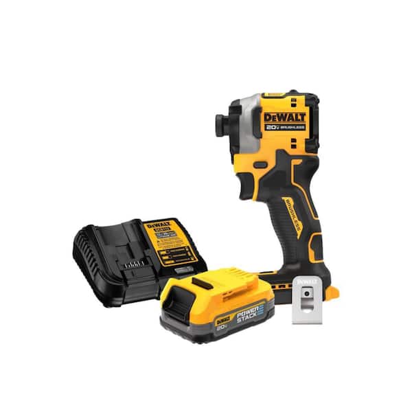 DEWALT 20V Cordless Compact Impact Driver 20V MAX POWERSTACK
