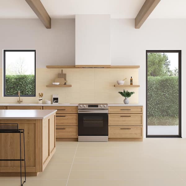 Sahara 24 in. x 48 in. Matte Ecru Porcelain Tile (15.5 sq. ft. /Case)