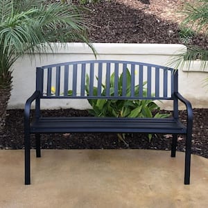 4 ft. Steel Outdoor Patio Bench
