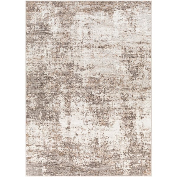 Livabliss Allegro Medium Grey 7 ft. x 9 ft. Modern Indoor Area Rug