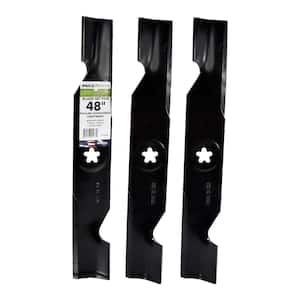 3 Blade Set for Many 48 in. Cut Craftsman, Husqvarna, Poulan Mowers Replaces OEM #'s 173920, 180054, PP24005, 532180054