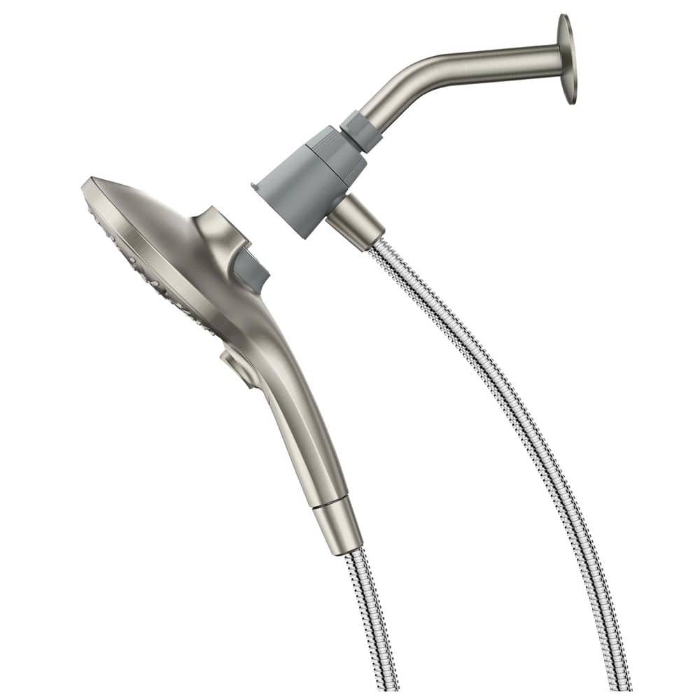 Spot Resist Brushed Nickel Handheld Wall Mounted Shower