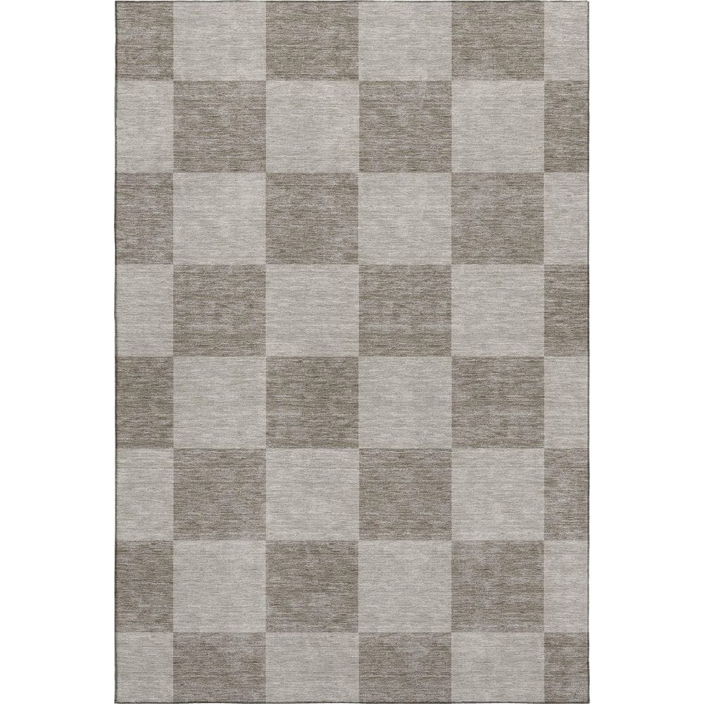 Mayfield Premium Machine Washable Abstract AMF2345 Khaki 3 ft. x 5 ft. Area Rug price history on PriceWatchPro