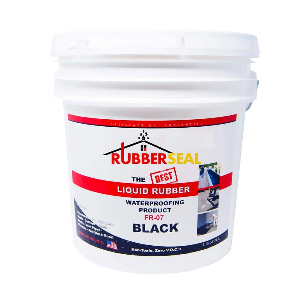 Liquid Rubber Waterproof Sealant Medium Grey - 5 Gallon