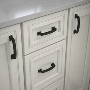 Liberty Classic Edge 3-3/4 in. (96 mm) Matte Black Cabinet Drawer Pull