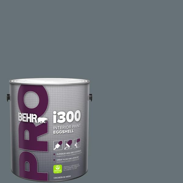 BEHR PRO 1 gal. #ECC-22-3 Rain Shadow Eggshell Interior Paint