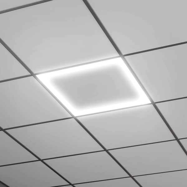 2 x 2 ft. Selectable 4500/3200/2000 Lumens, Integrated LED, Surround Architectural Slim Frame Panel, 4-Selectable CCT