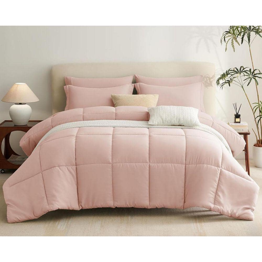 UFT PINK VS Queen Comforter MILDLY Pink Queen Comforter Set - Drew & Jonathan main image 4