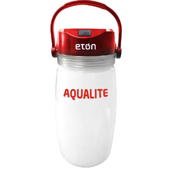 Eton AquaLite Solar Powered Lantern and Water Bottle with Emergency Kit Essentials