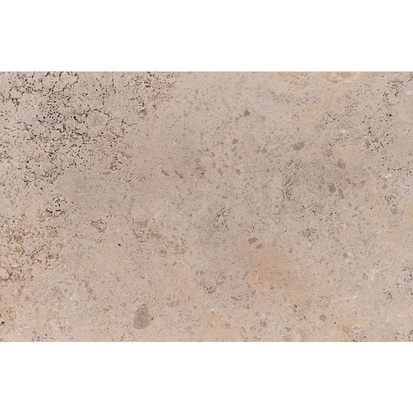 MSI Take Home Tile Sample - Mediterranean Walnut 6 in. x 6 in. Tumbled Travertine Paver Tile (0.25 sq. ft.)