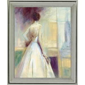 "Getting Ready" By Sutton Framed Graphic Print People Wall Art 28 in. x 34 in.