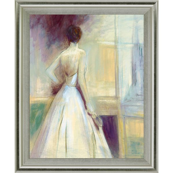 Classy Art "Getting Ready" By Sutton Framed Graphic Print People Wall Art 28 in. x 34 in.