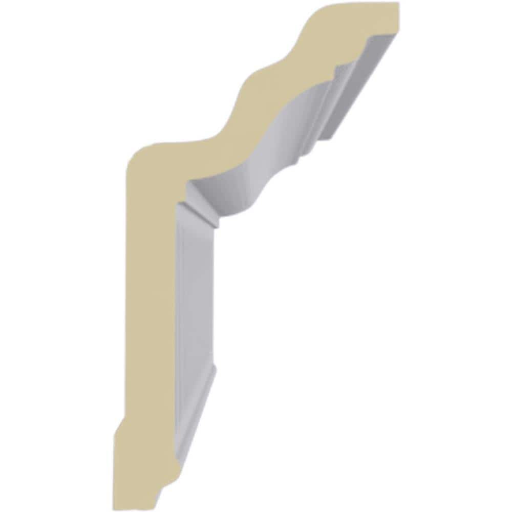 Viceroy White Polyurethane Crown Moulding 94.5"