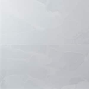 Saroshi Onyx Azul 23.62 in. x 47.24 in. Polished Porcelain Floor and Wall Tile (15.5 sq. ft./Case)