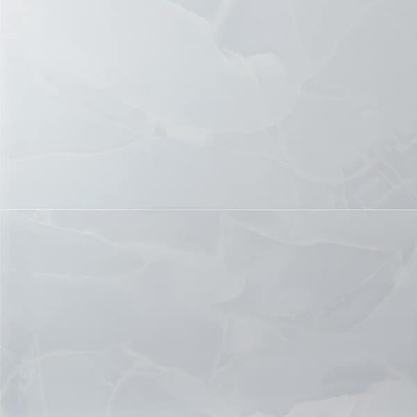 Ivy Hill Tile Saroshi Onyx Azul 23.62 in. x 47.24 in. Polished Porcelain Floor and Wall Tile (15.5 sq. ft./Case)