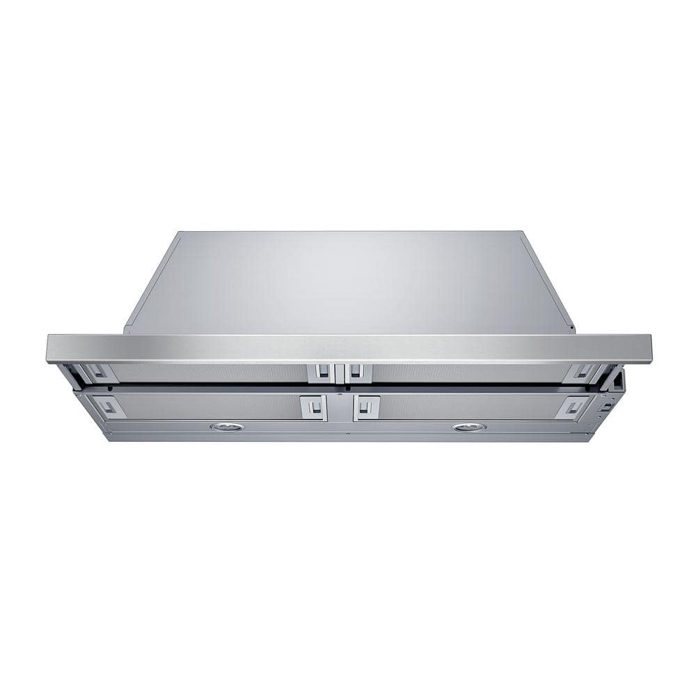 Bosch 500 Series 36 in. Pull-Out Range Hood with Lights in Stainless Steel, Silver