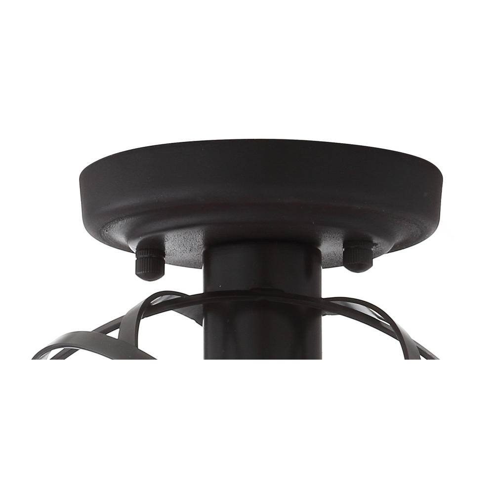 Alba 8.5" Oil Rubbed Bronze Orb LED Flush Mount