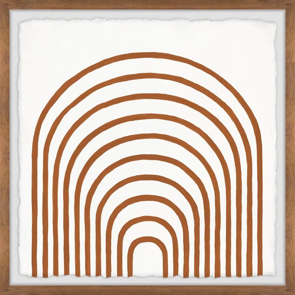 Tunneled Archway by Marmont Hill Framed Abstract Art Print 12 in. x 12 in.