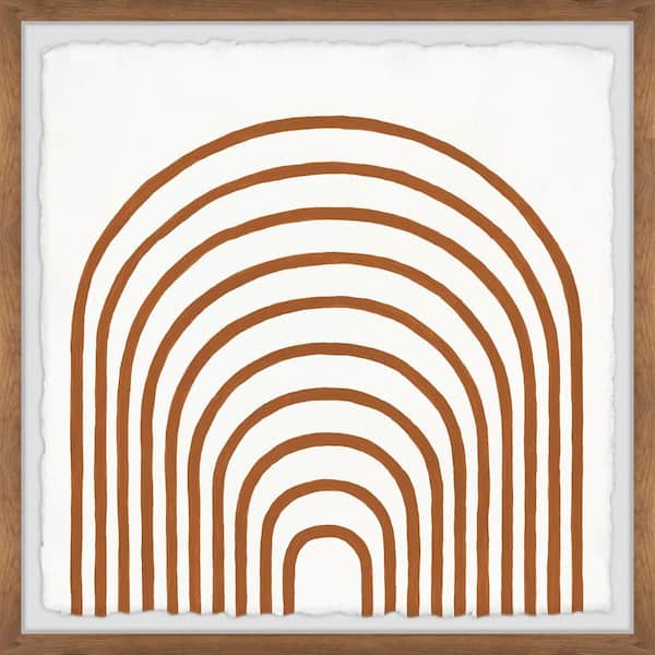 Unbranded "Tunneled Archway" by Marmont Hill Framed Abstract Art Print 24 in. x 24 in.