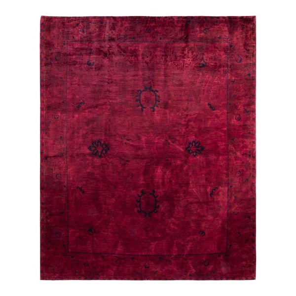 Vibrance One-of-a-Kind Purple - 14 ft. 6 in. x 12 ft. 1 in. Handmade Area Rug