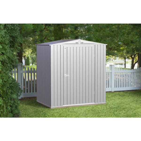 Elite 6 ft. W x 6 ft. D Galvalume Metal Premium Vented Corrosion Resistant Steel Storage Shed 34 sq. ft.