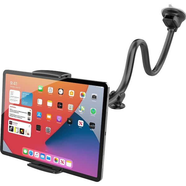 Lukyamzn Tablet Car Mount Holder Long Arm Suction Cup Windshield Mount for 7-11 in. Devices iPads iPhones Samsung Tablets