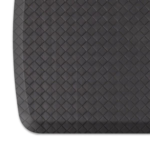 GelPro Newlife Designer Leather Grain Truffle 20 in. x 48 in. Anti-Fatigue Comfort Kitchen Mat