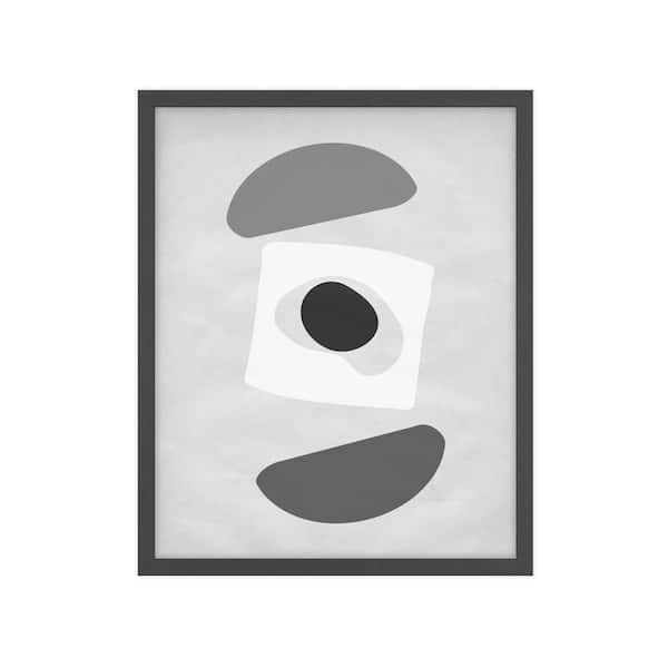 Unbranded Abstract Nature Shapes Framed Abstract Art Print 22 in. x 18 in.