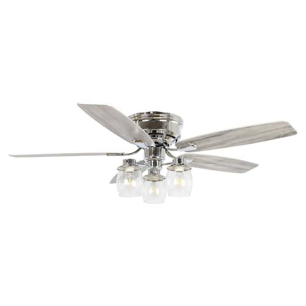 Parrot Uncle Anyan 52 In Led Indoor, 52 Flush Mount Ceiling Fan With Remote