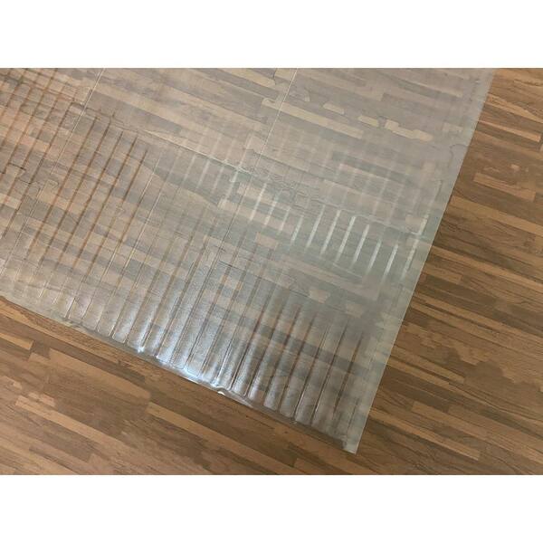 Vinyl Hardwood Protector Runner Mat, Clear Plastic Runner For Hardwood Floors