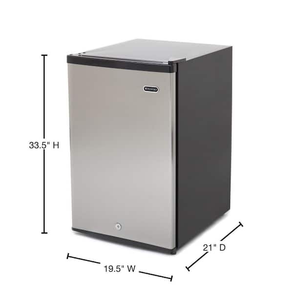 Whynter 3.0 cu. ft. Upright Freezer with Lock in Stainless Steel ENERGY  STAR CUF-301SS - The Home Depot