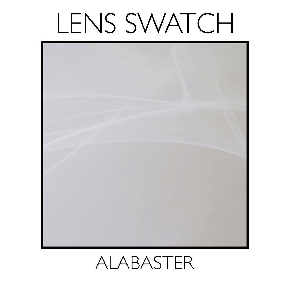 Alabaster Glass Bowl Ceiling Light in Oil Rubbed Bronze Finish
