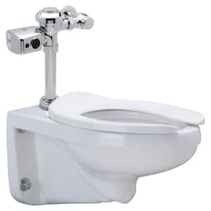 One Sensor Wall Hung Toilet System with 1.28 GPF Battery Powered Flush Valve