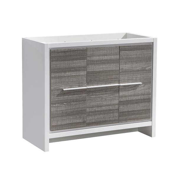 Allier Rio 40 in. Modern Bathroom Vanity Cabinet in Ash Gray