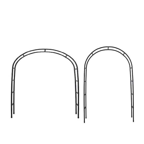 Thickened Rustproof Metal Garden Arch Wedding Arbor Trellis Convertible Size Easy Assemble Long Lasting Durable