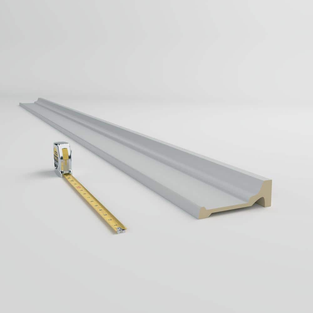 Gray Primed Polyurethane Panel Moulding Sample