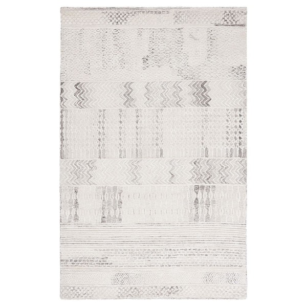 SAFAVIEH Glamour Natural/Ivory 6 ft. x 9 ft. Geometric Area Rug