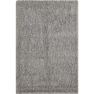 Solid Shag Cloud Gray 4 ft. x 6 ft. Area Rug