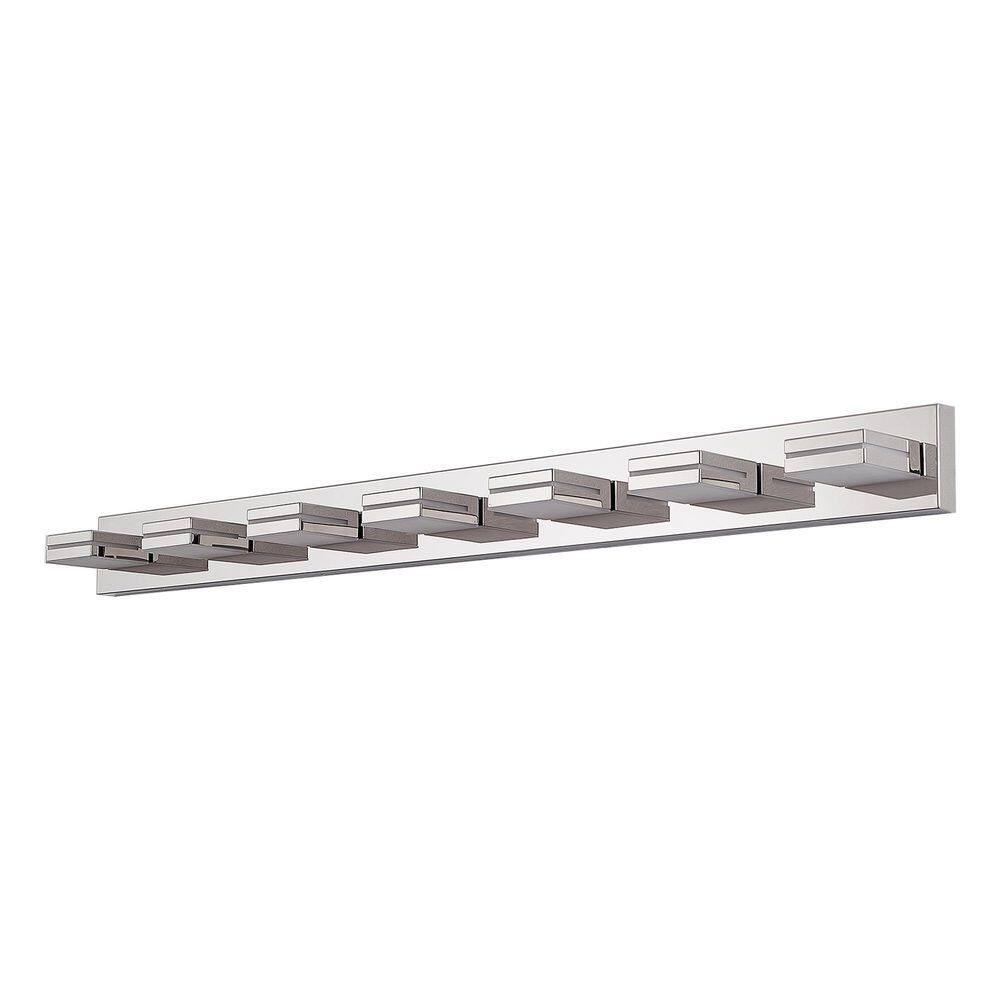 55.1 in. 7-Light Chrome LED Vanity Light price history on PriceWatchPro