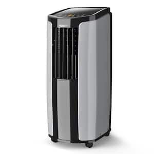 8,000 BTU Portable Air Conditioner with Built-In Dehumidifier in Black