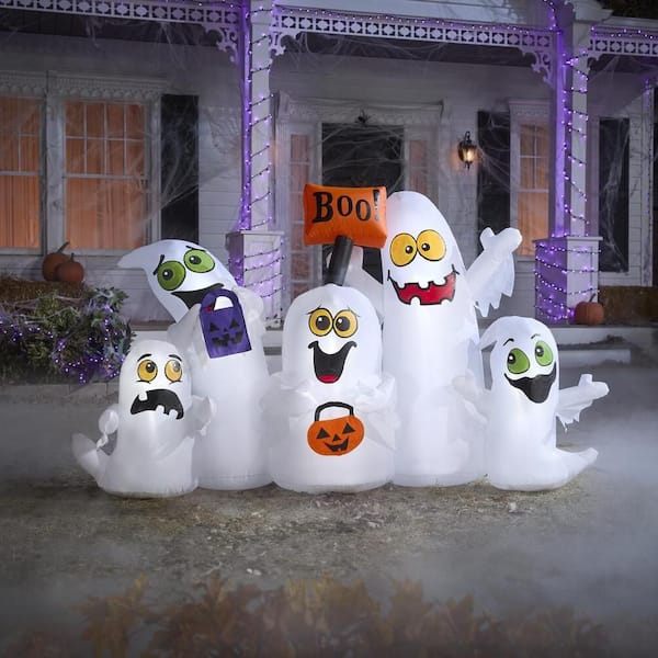 6.5 ft. LED AirBlown® Ghost Scene
